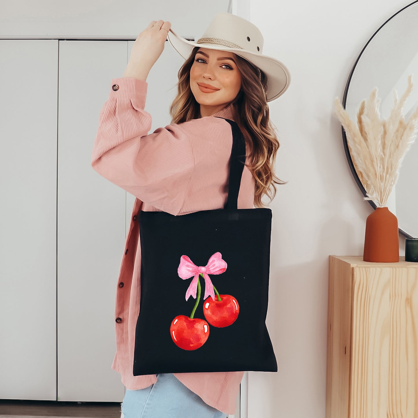 Coquette Cherries | Tote Bag