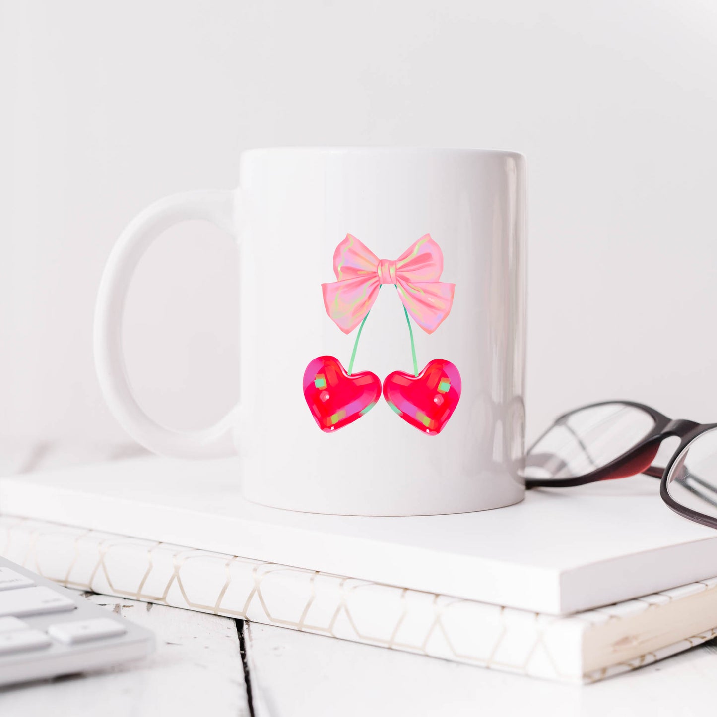 Heart Cherries Coquette | Mug