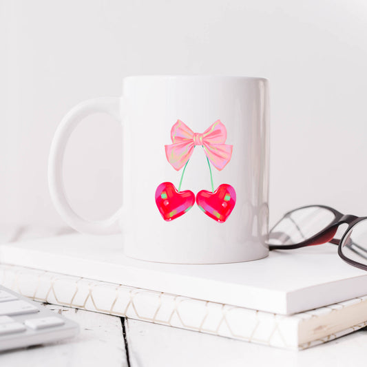 Heart Cherries Coquette | Mug