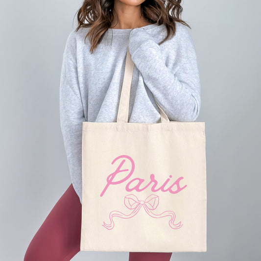 Paris Coquette Bow | Tote Bag