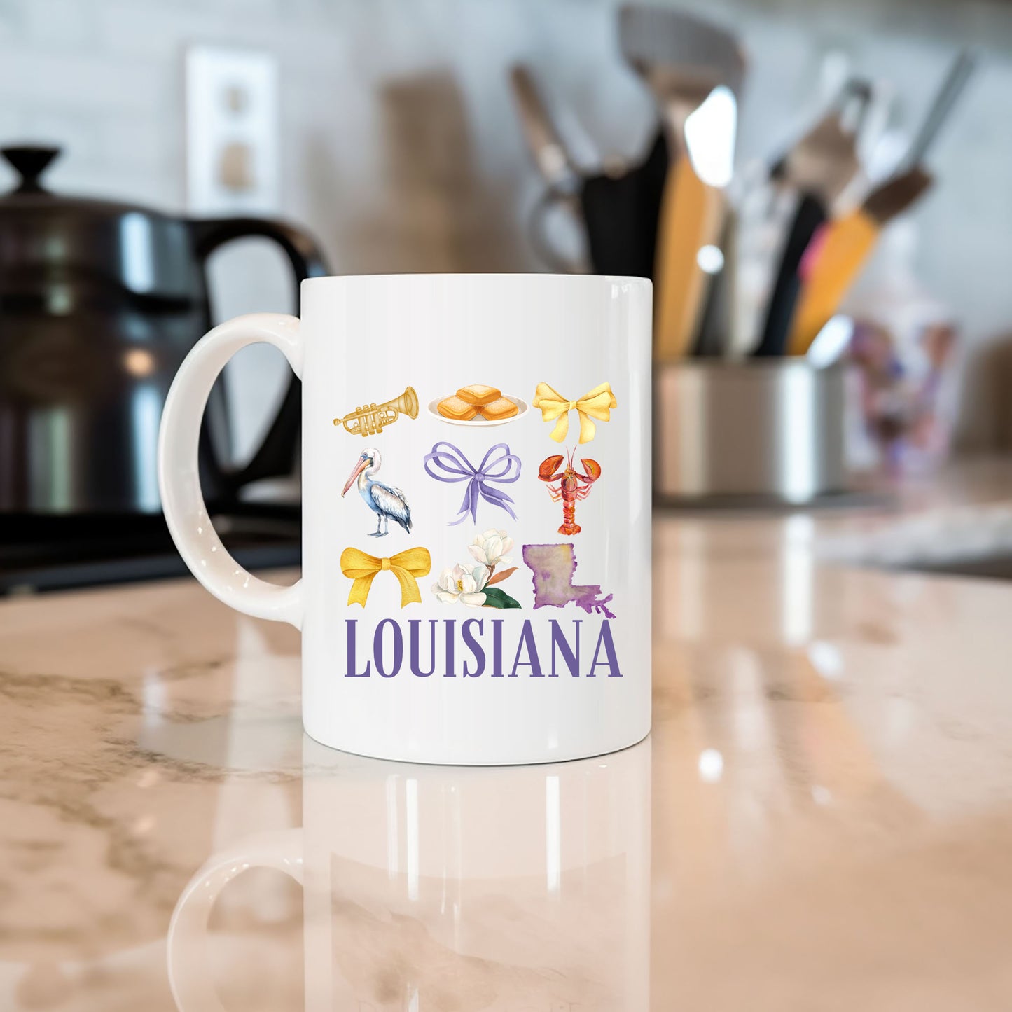 Coquette Louisiana Chart | Mug