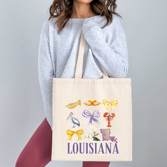 Coquette Louisiana Chart | Tote Bag