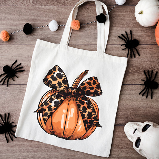 Coquette Fall Pumpkin | Tote Bag