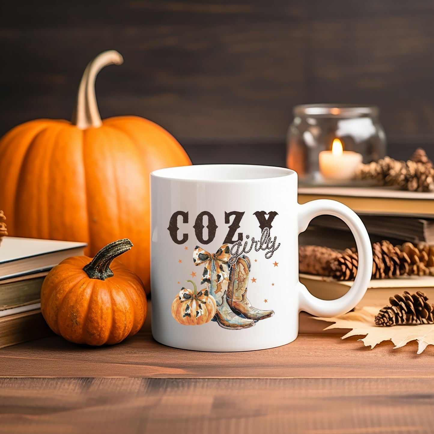 Coquette Fall Western Boots | Mug