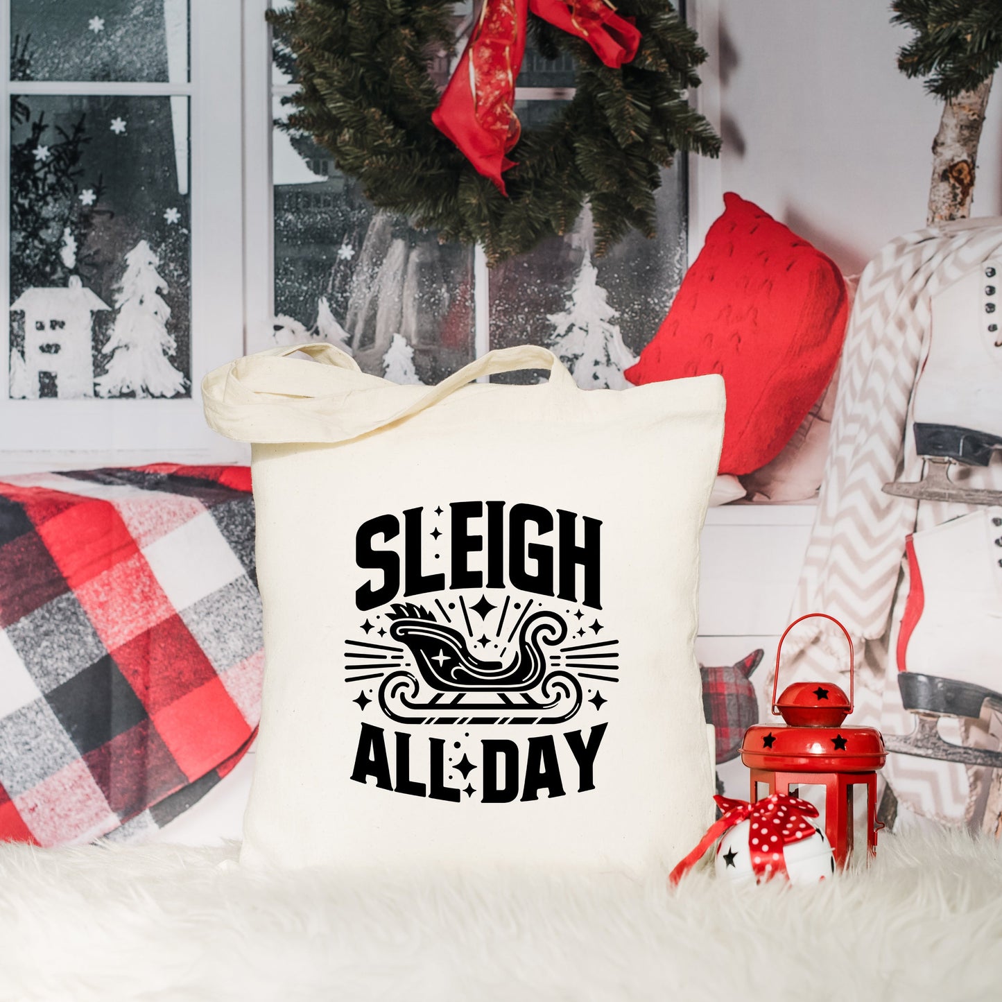 Sleigh All Day | Tote Bag