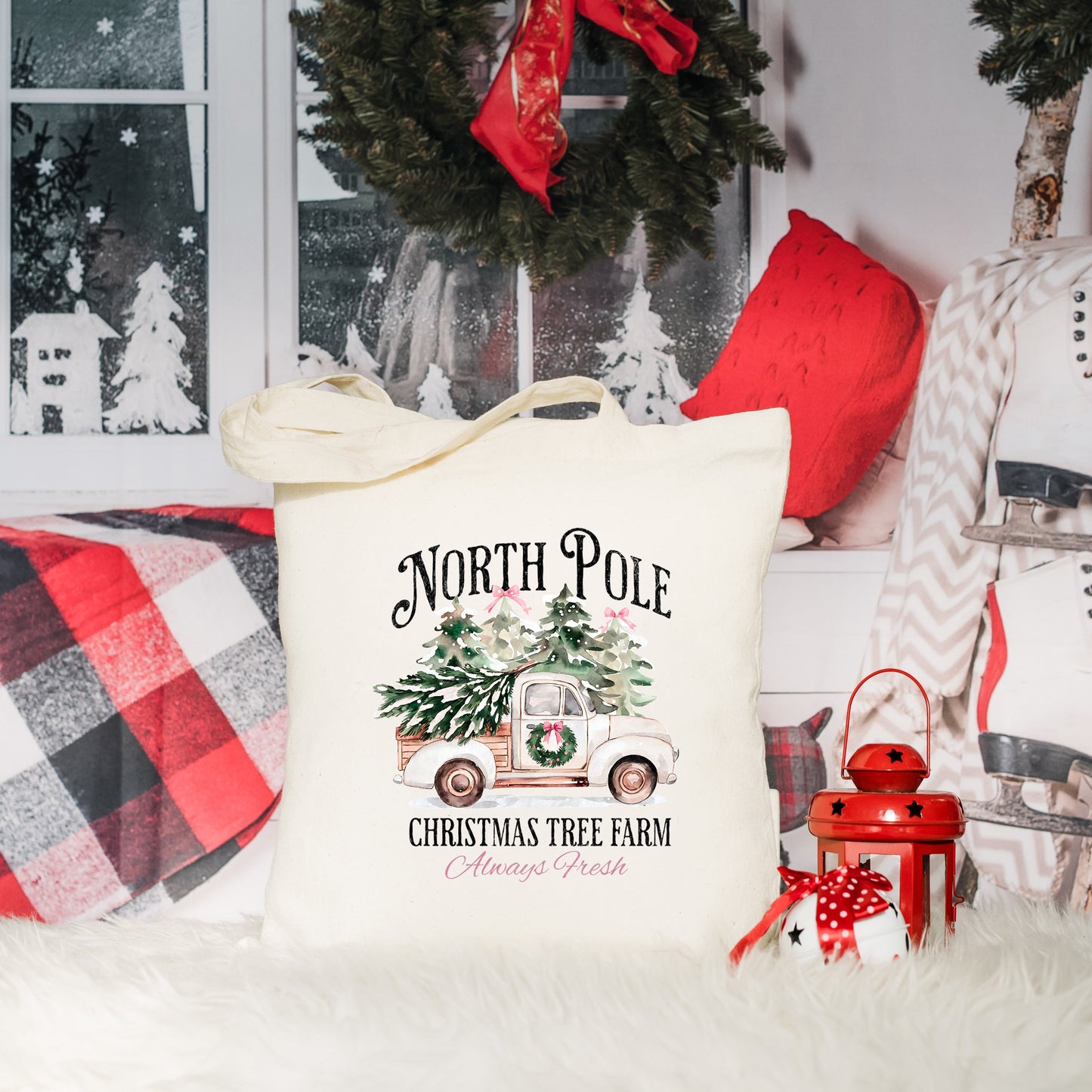 North Pole Tree Farm | Tote Bag