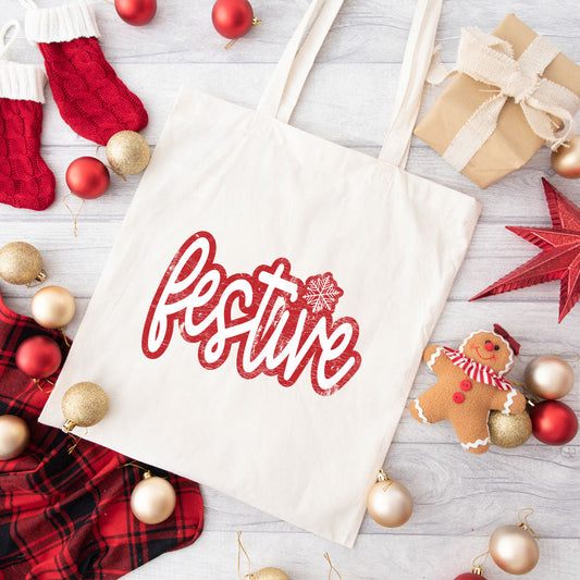 Festive Snowflake | Tote Bag