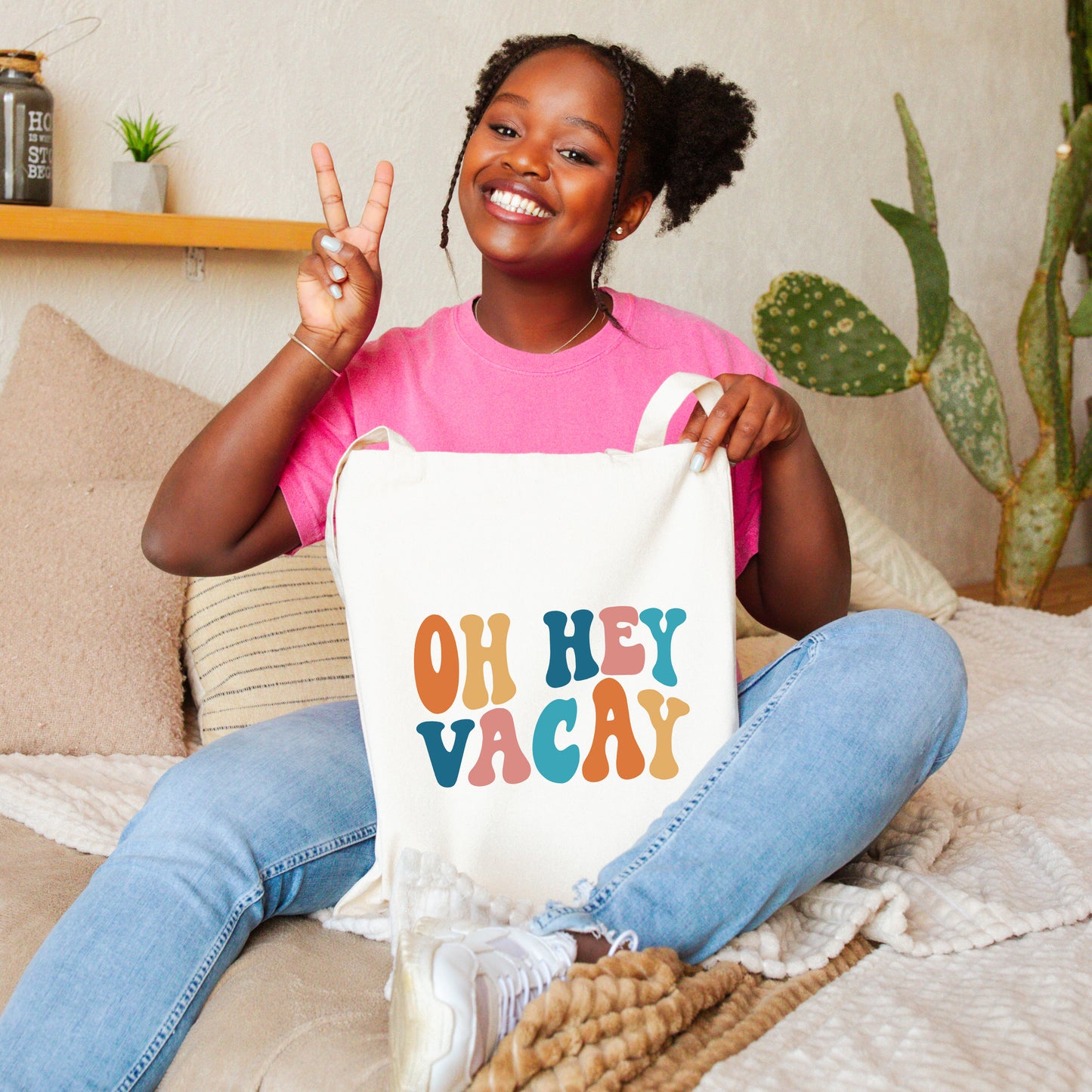 Oh Hey Vacay Wavy | Tote Bag