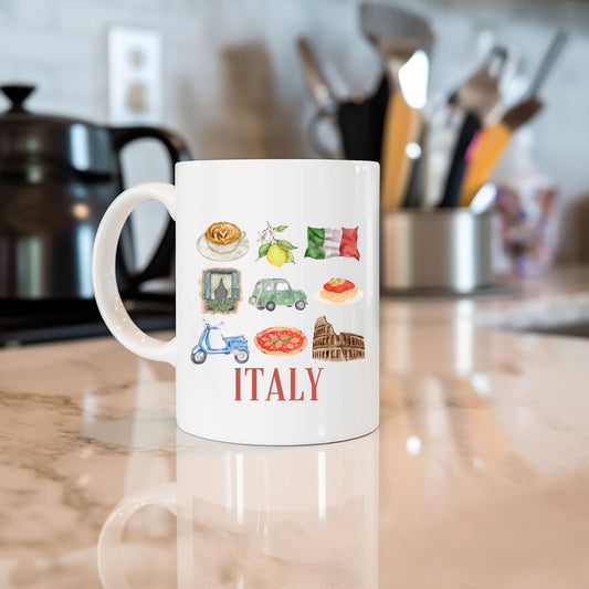 Italy Travel Collage | Mug