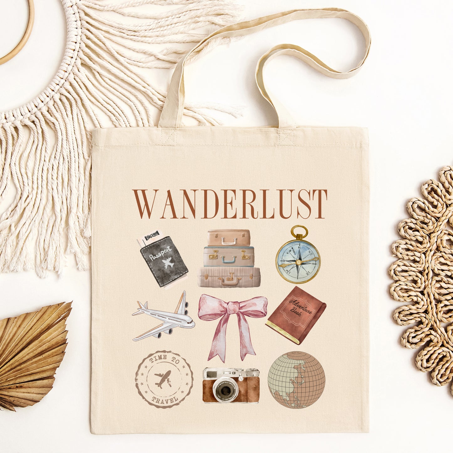 Wanderlust Travel Collage | Tote Bag