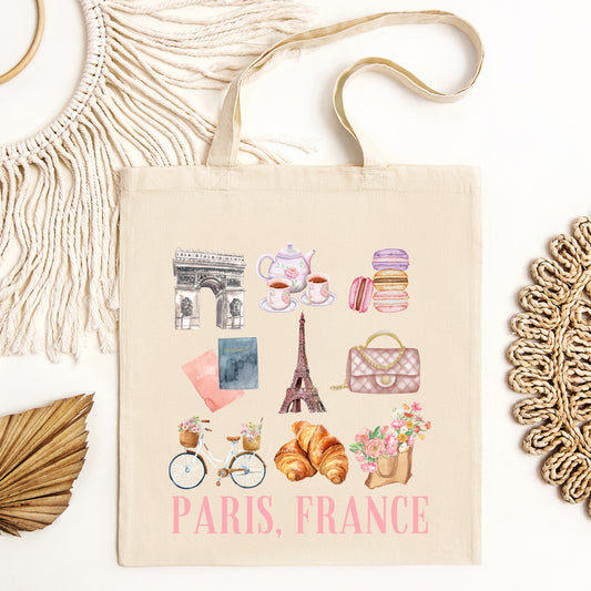 Paris Travel Collage | Tote Bag