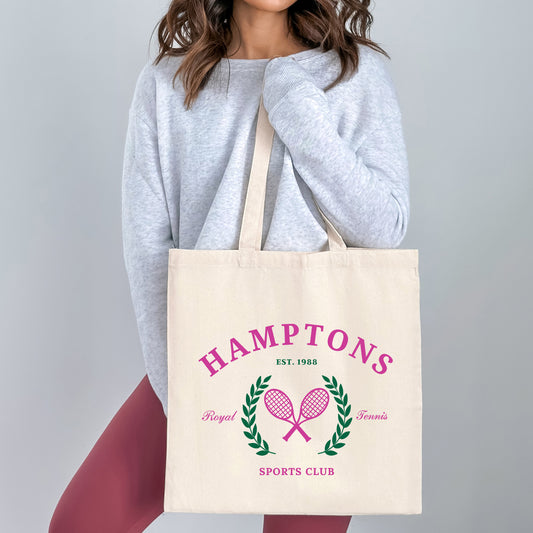 Hamptons Sports Club Tennis | Tote Bag