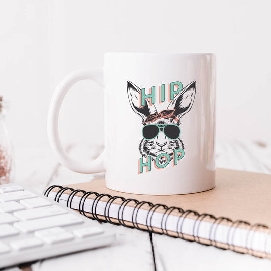 Green Hip Hop Bunny | Mug