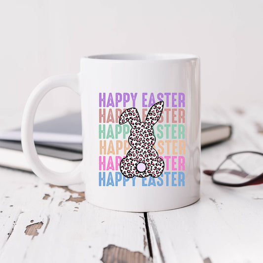 Easter Stacked Leopard Bunny | Mug