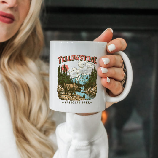 Yellowstone National Park Buffalo | Mug