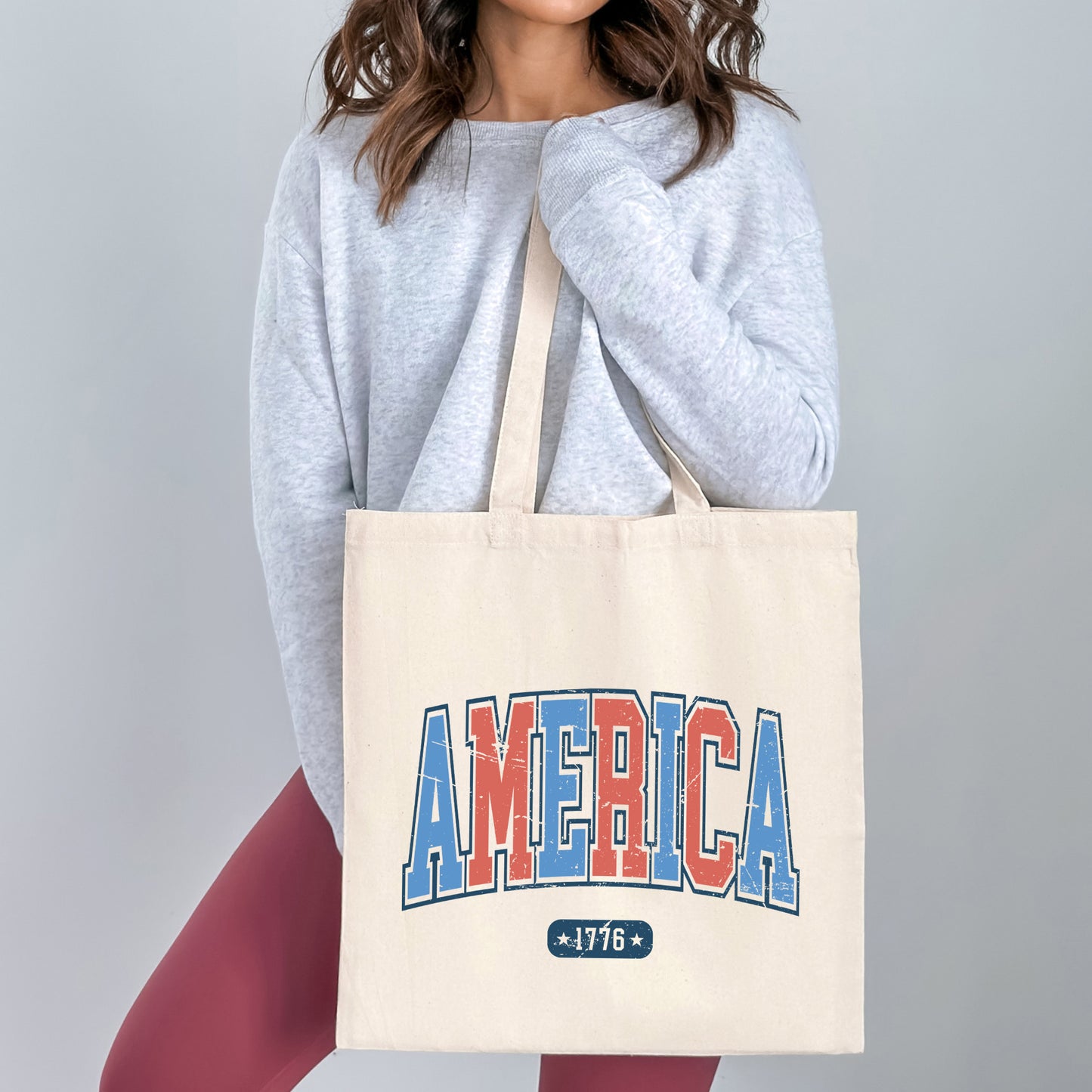 America 1776 Varsity | Tote Bag