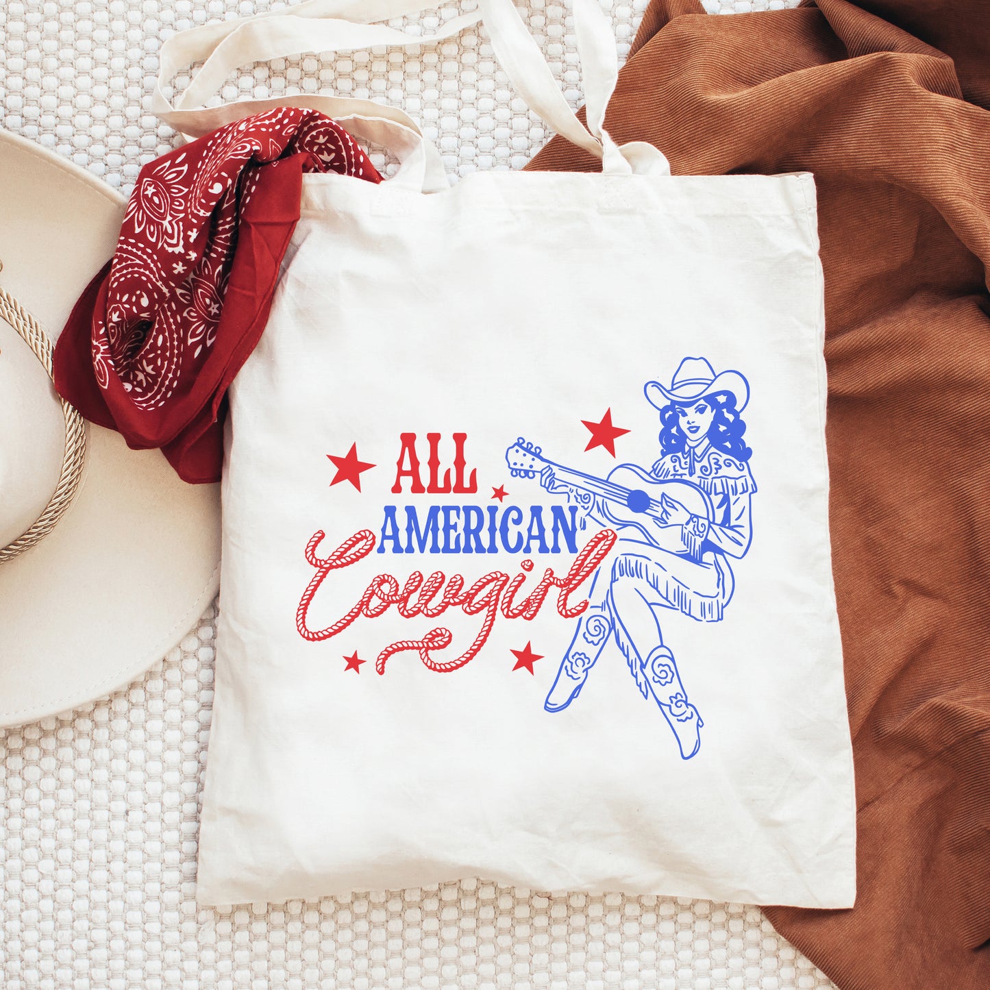 All American Cowgirl | Tote Bag