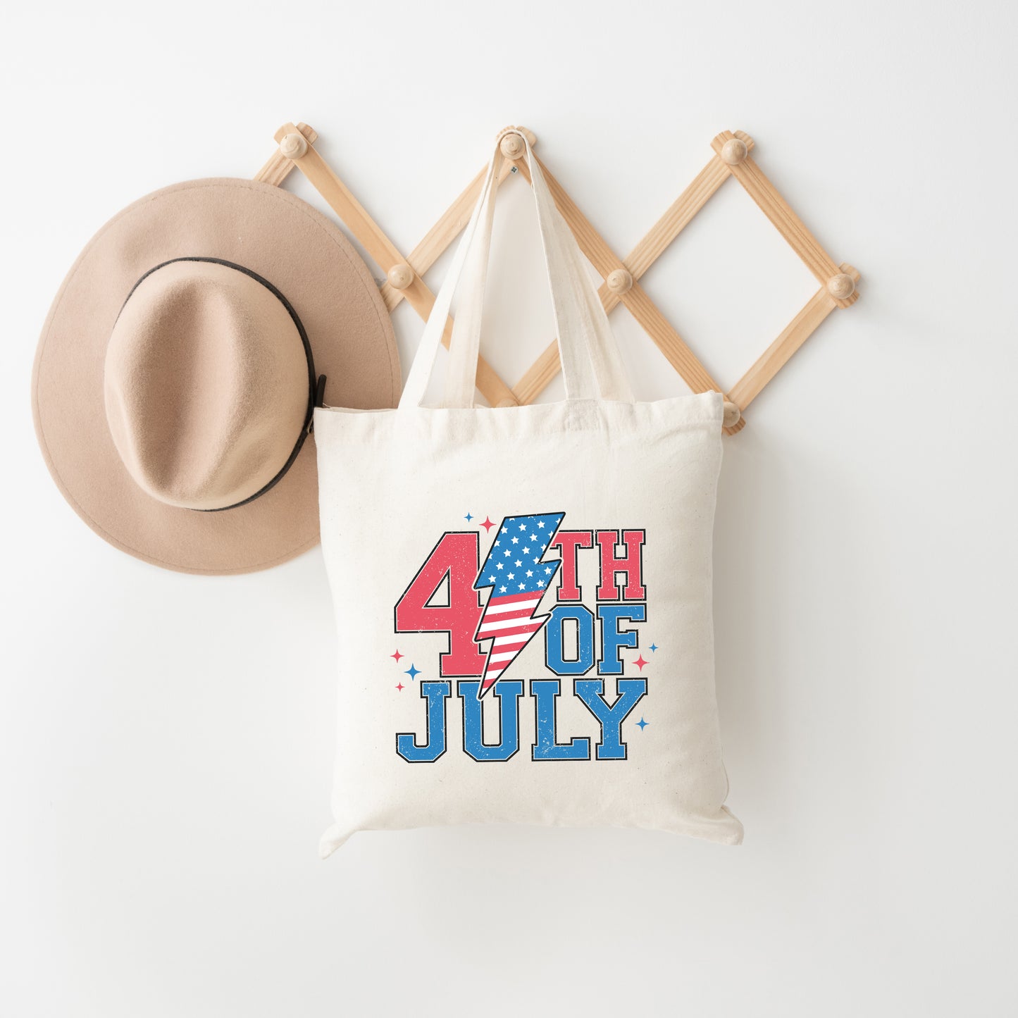 4th Of July Lightning Bolt | Tote Bag