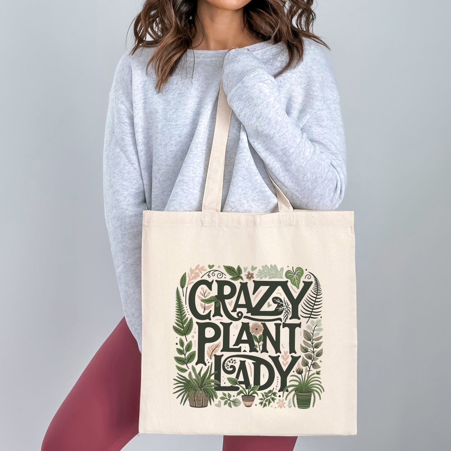 Crazy Plant Lady Colorful | Tote Bag