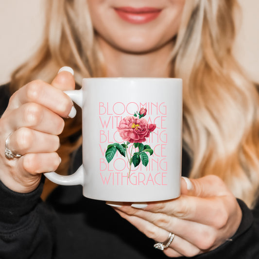 Blooming With Grace Flower | Mug