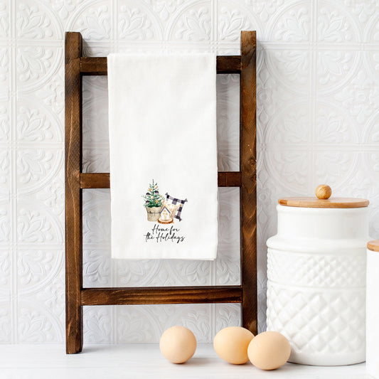 Home For The Holidays Modern | Tea Towel