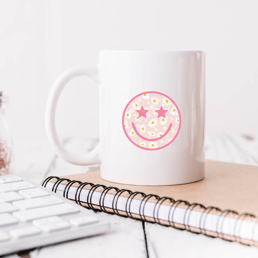 Floral Smiley Face | Mug