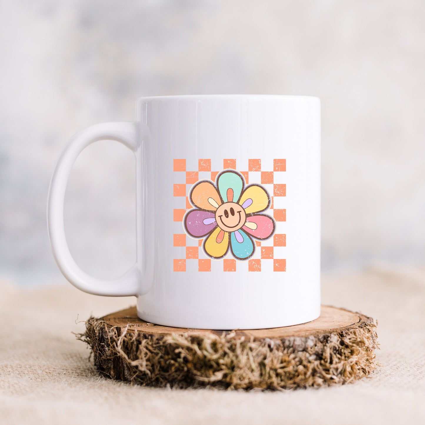 Checkered Daisy | Mug