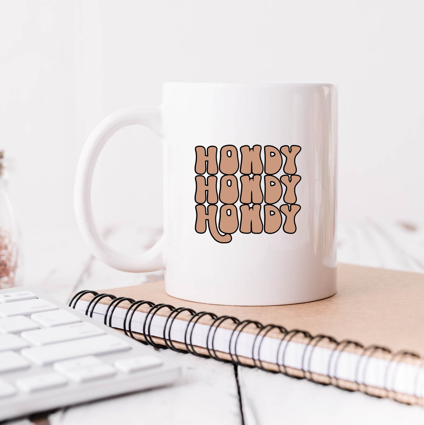 Howdy Bubble Stacked | Mug