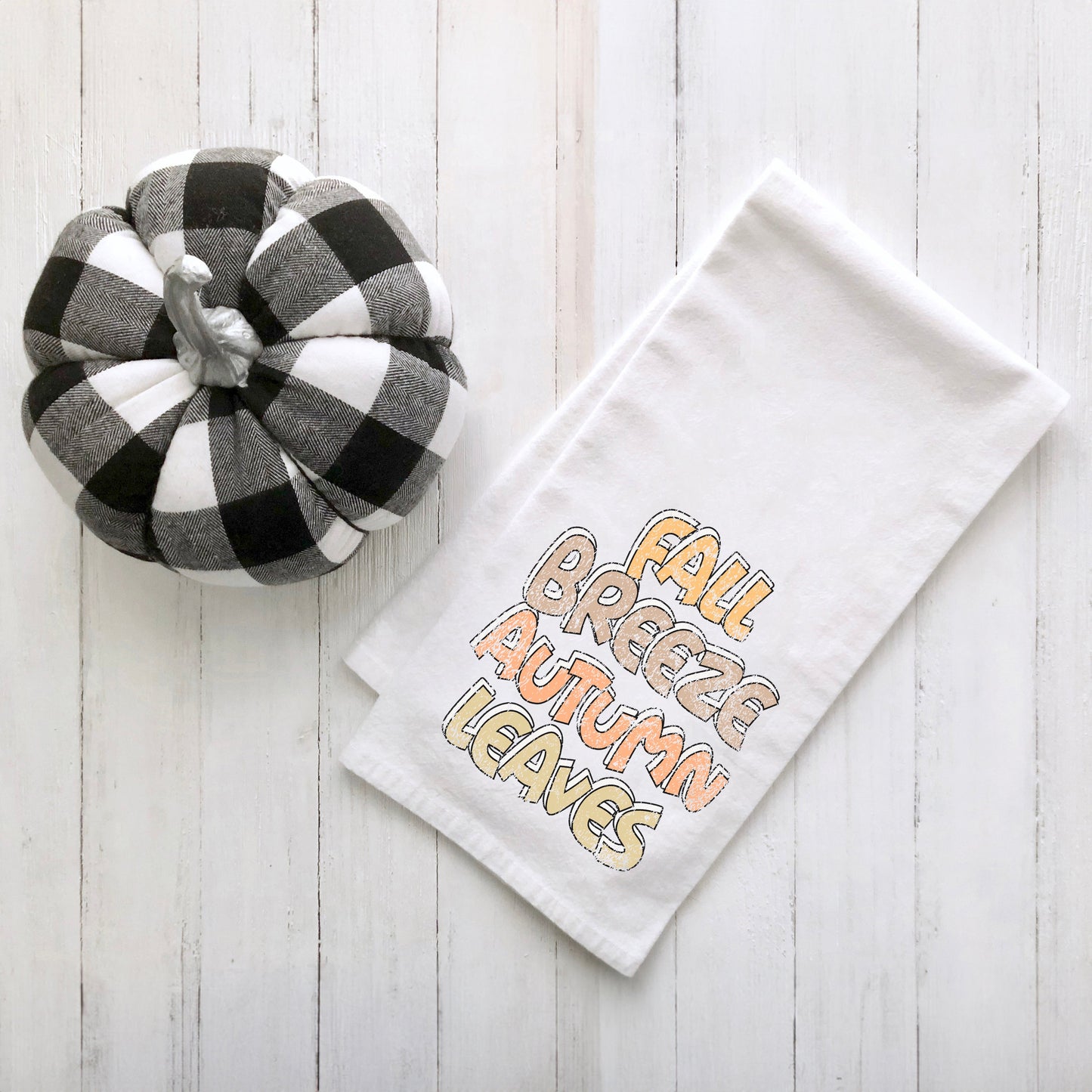 Fall Breeze Autumn Leaves | Tea Towel