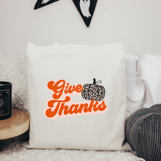 Give Thanks Pumpkin | Tote Bag