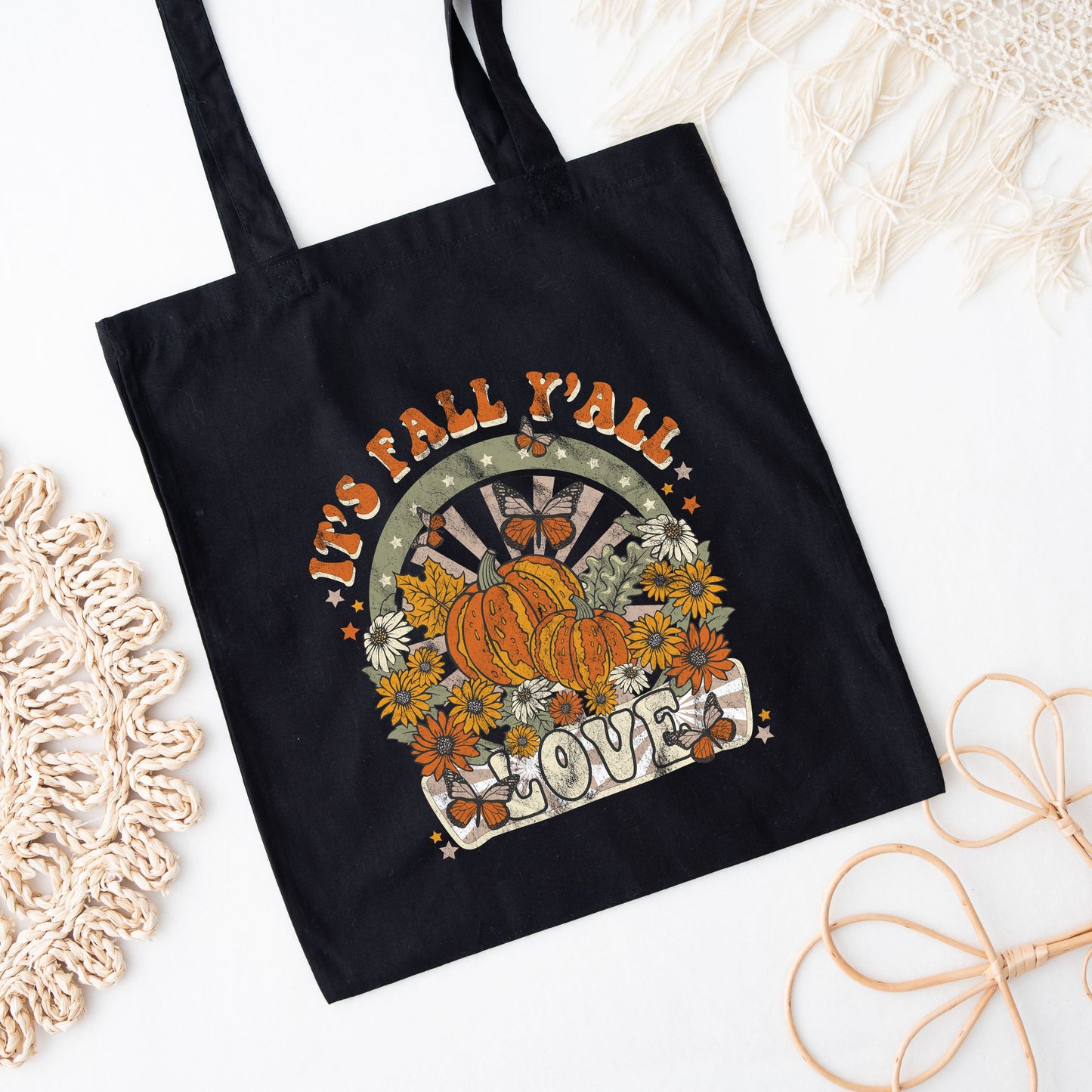 It's Fall Y'all Love | Tote Bag