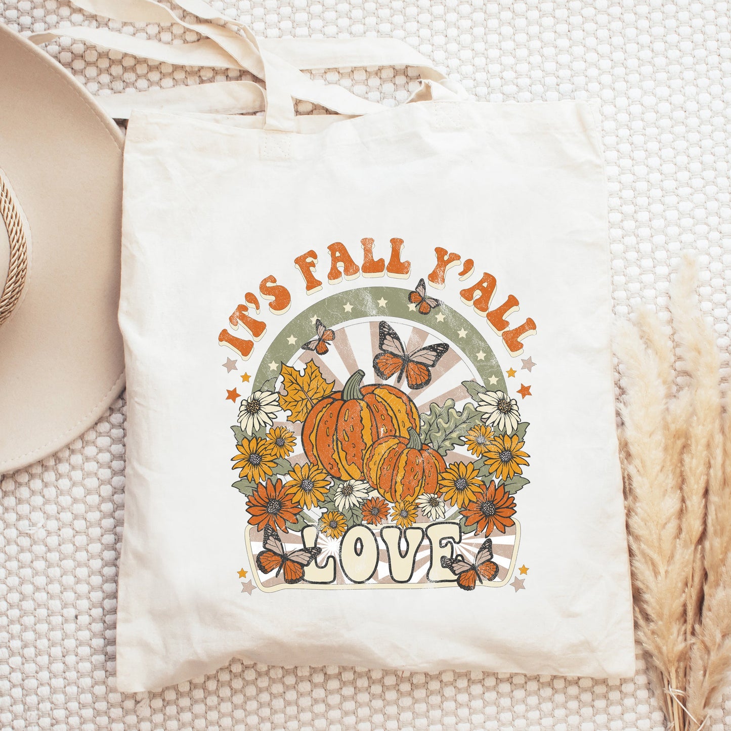 It's Fall Y'all Love | Tote Bag