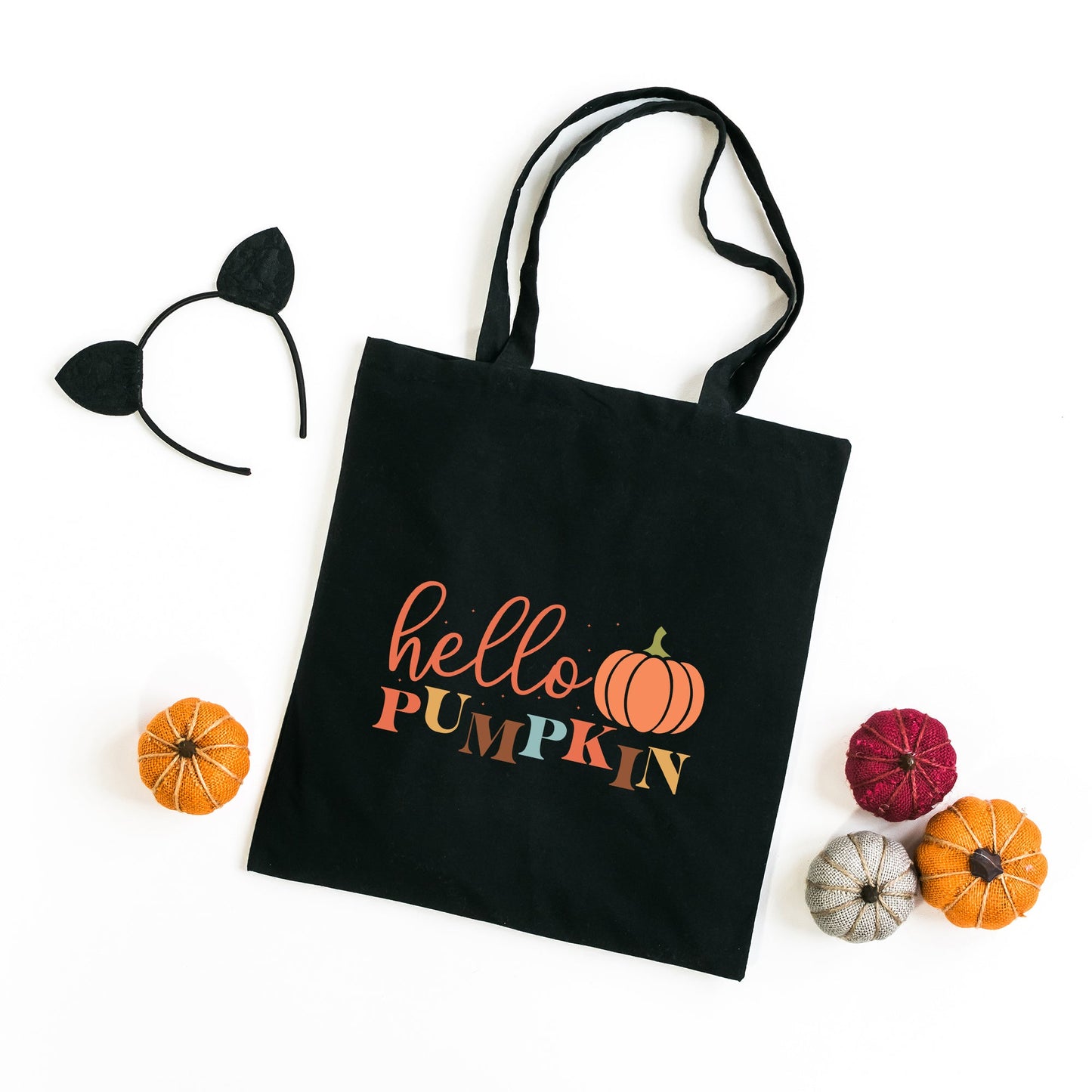 Cursive Hello Pumpkin | Tote Bag