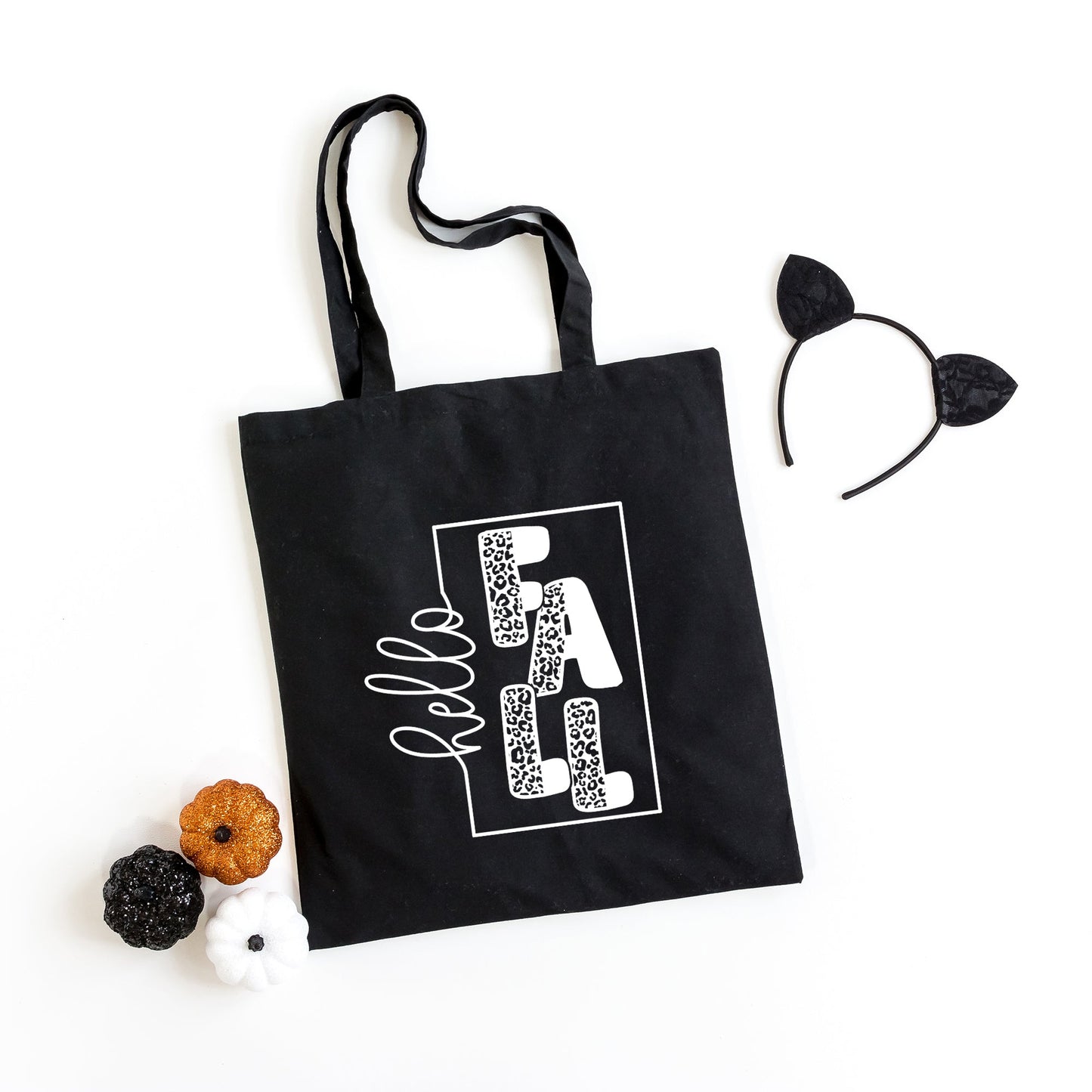 Hello Fall Square | Tote Bag