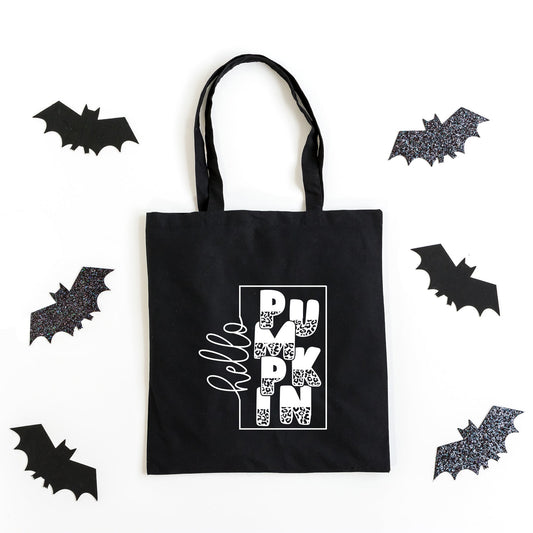 Hello Pumpkin Square | Tote Bag