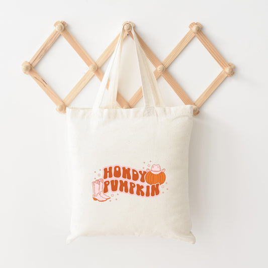 Howdy Pumpkin Boots | Tote Bag