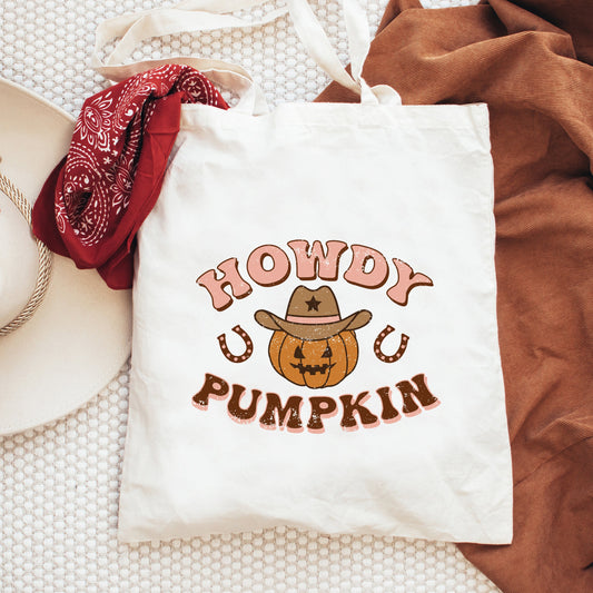 Howdy Pumpkin Cowboy | Tote Bag