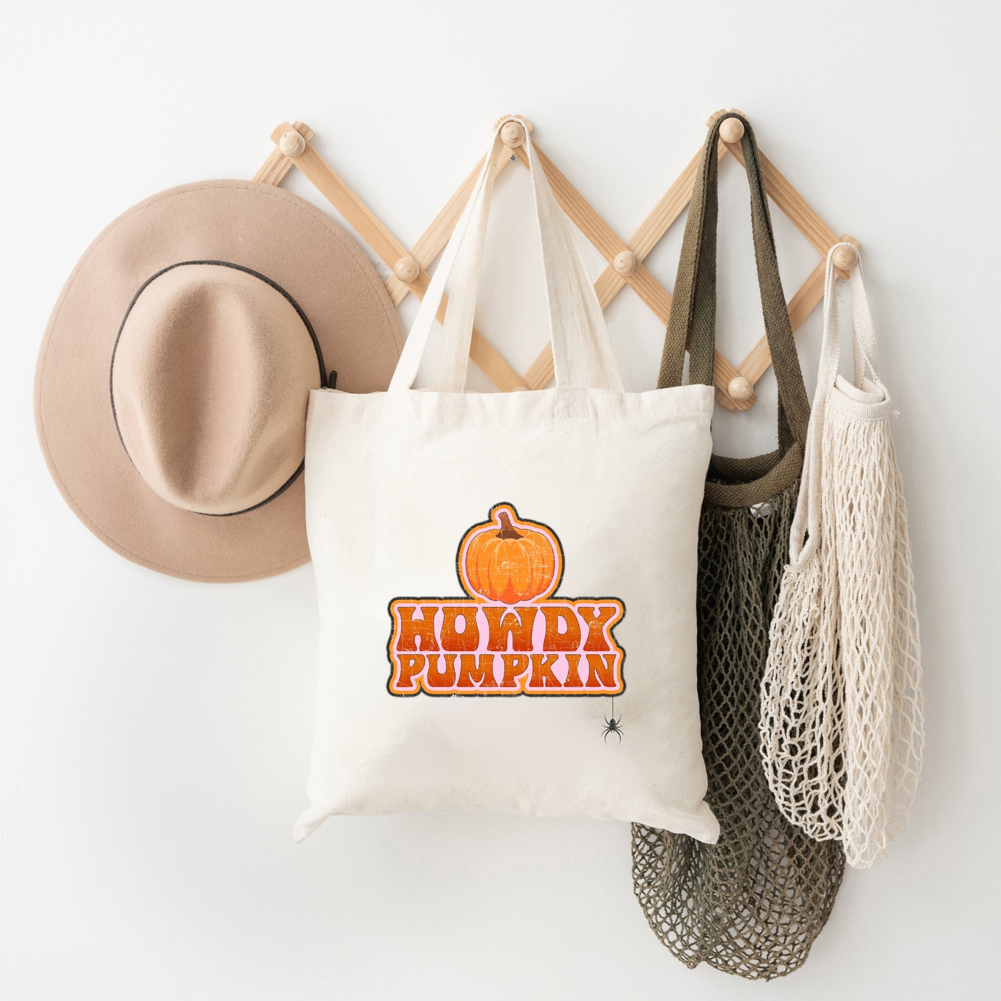 Howdy Pumpkin Stacked | Tote Bag