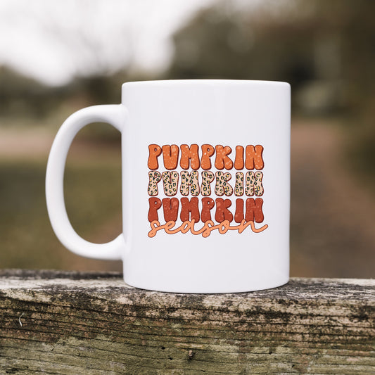 Pumpkin Season Leopard | Mug