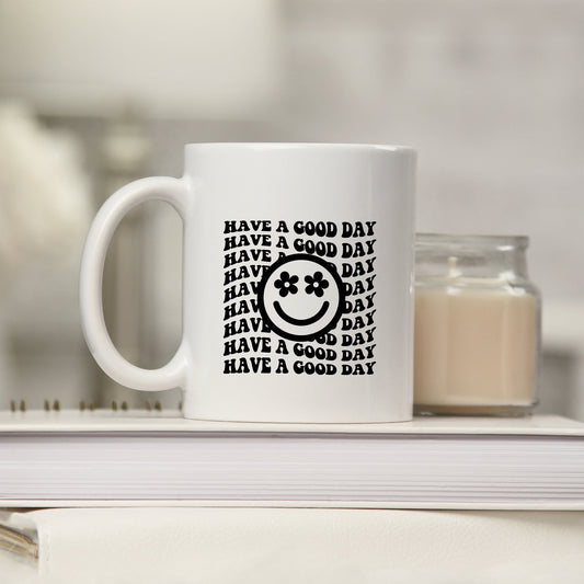 Have A Good Day Star Smiley Face | Mug