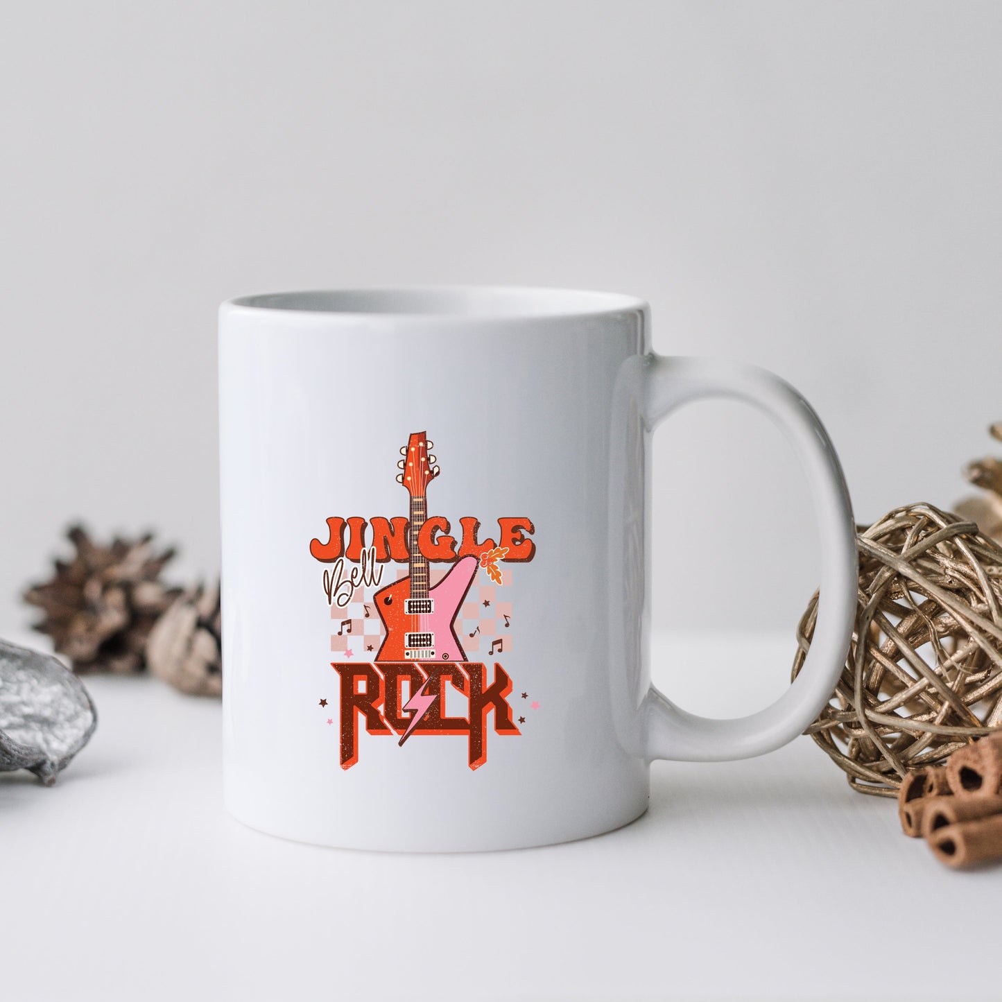 Jingle Bell Rock Checkered | Mug