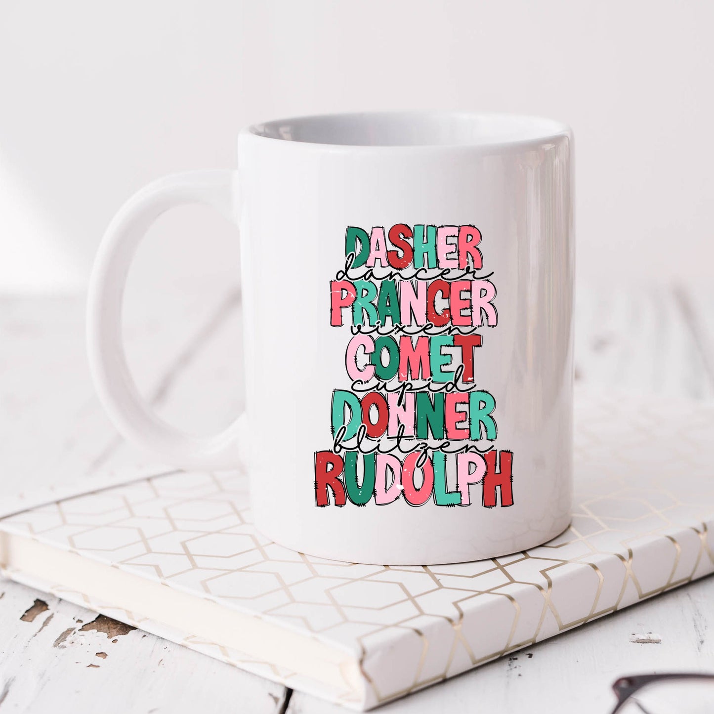 Reindeer Stacked | Mug