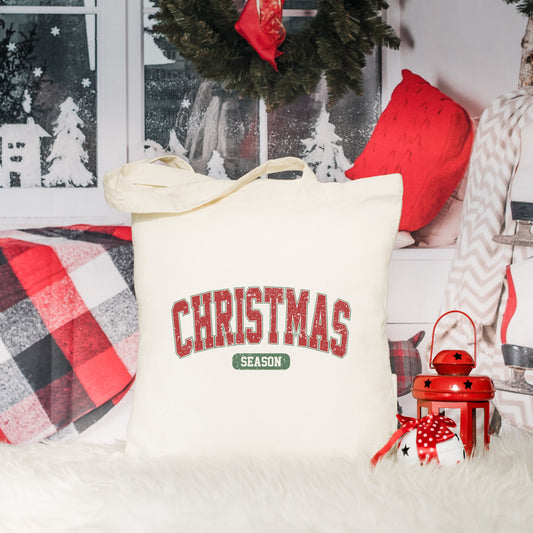 Varsity Christmas Season | Tote Bag