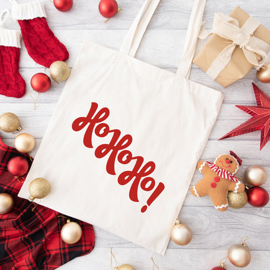 Diagonal Ho Ho Ho | Tote Bag