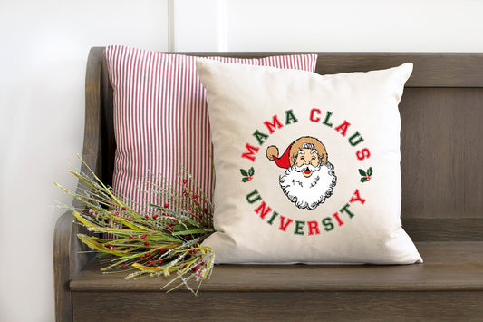 Mama Claus Circle | Pillow Cover