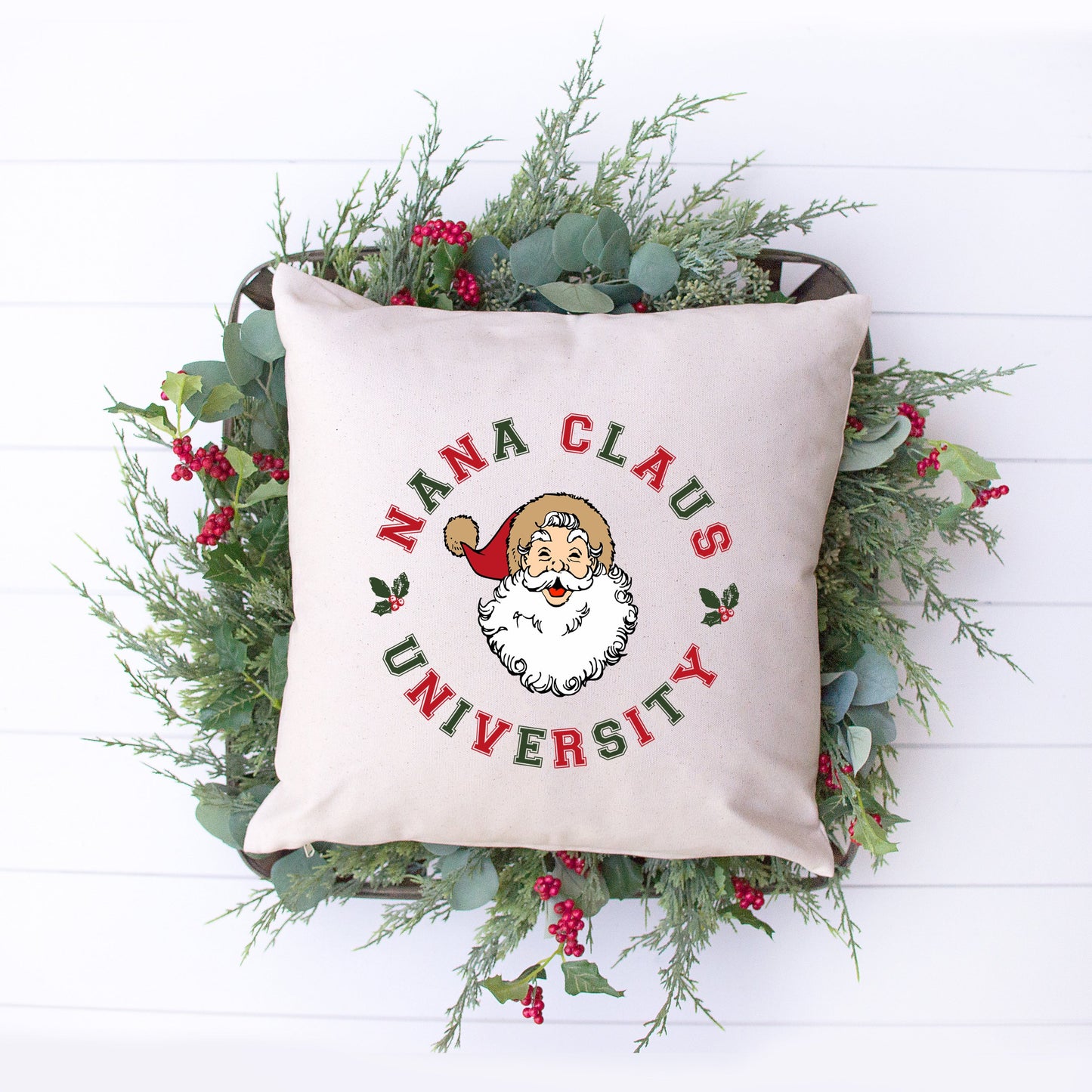 Nana Claus Circle | Pillow Cover