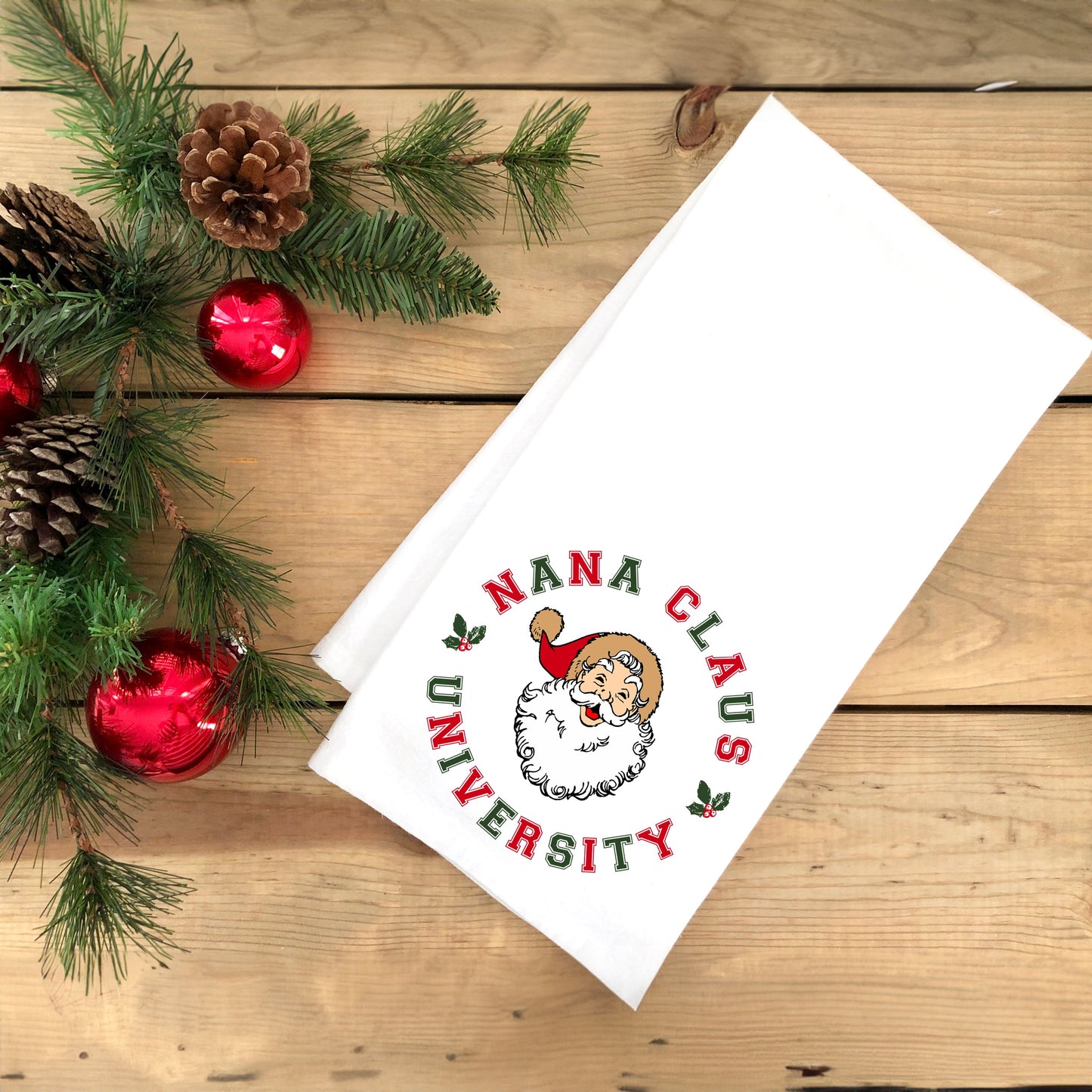 Nana Claus Circle | Tea Towel