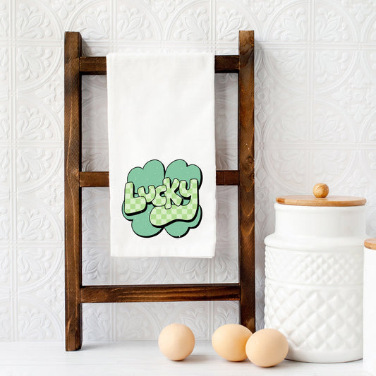 Lucky With Clover | Tea Towel