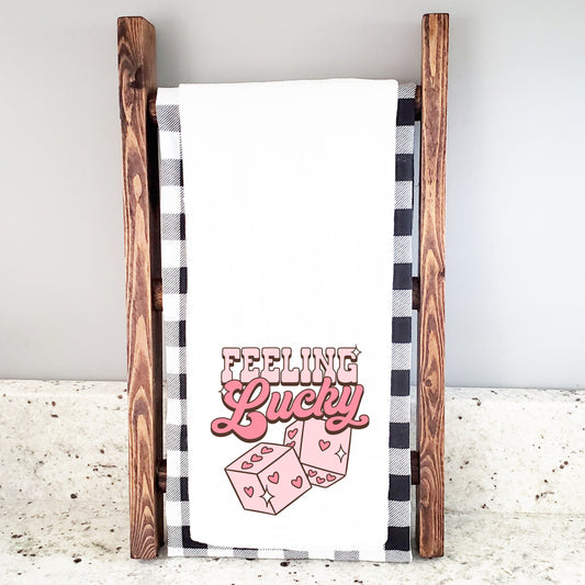 Feeling Lucky Dice | Tea Towel