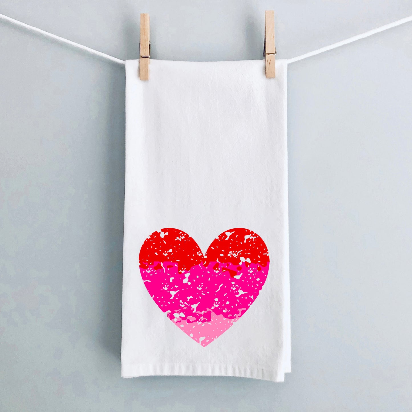 Heart Ombre | Tea Towel